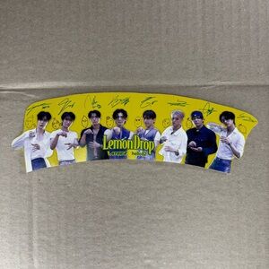 Cutout of Lemon Drop Ateez Hello82 Promo Cup sleeve
